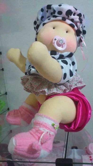 Muñeca de tela gateadora 4