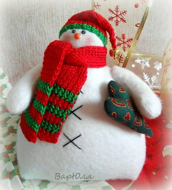 Muñeco de Nieve con patrón