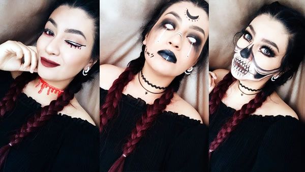 3 Maquillajes fáciles para Halloween DIY