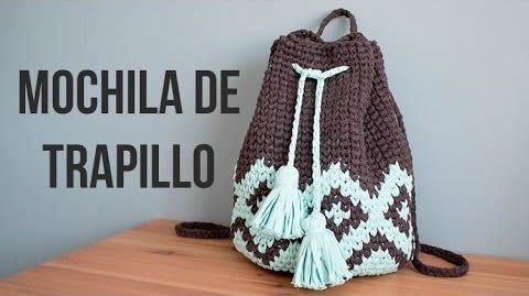 Tutorial para hacer una mochila boho de trapillo Tutorial para hacer una mochila boho de trapillo