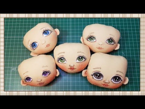 Tutorial para pintar cara de muñeca