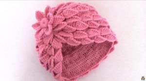 DIY para hacer un gorro 3D en crochet