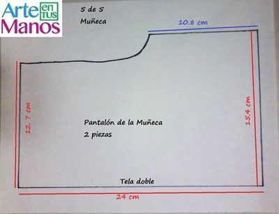 DIY+Patrones para hacer una muñeca de trapo con coletas 7 DIY+Patrones para hacer una muñeca de trapo con coletas 7