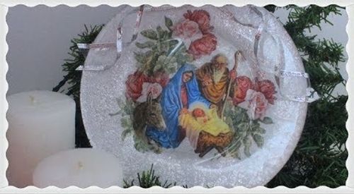 DIY técnicas decoupage para decorar en navidad