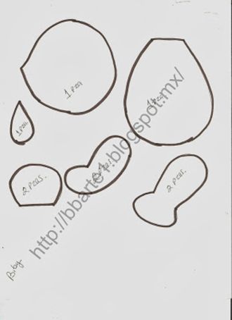 DIY+moldes para hacer un pie de arbol de navidad en fieltro (5) DIY+moldes para hacer un pie de arbol de navidad en fieltro (5)