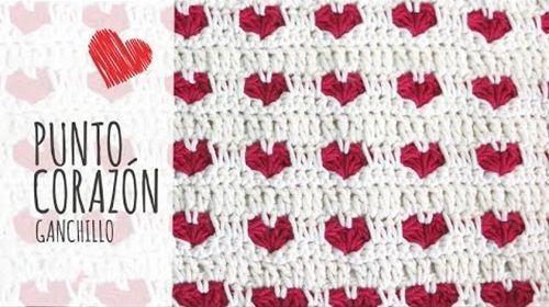 DIY aprende cómo hacer punto corazón ganchillo DIY aprende cómo hacer punto corazón ganchillo