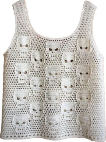 Top de Calaveras a Crochet 2 Top de Calaveras a Crochet 2