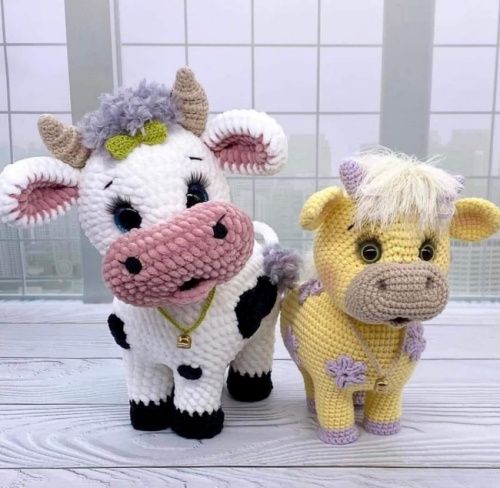 Linda Vaca amigurumi con patrón gratis Linda Vaca amigurumi con patrón gratis